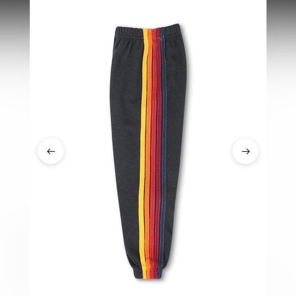 Aviator Nation Other - Aviator Nation size 8, KID'S 5 STRIPE SWEATPANTS - CHARCOAL